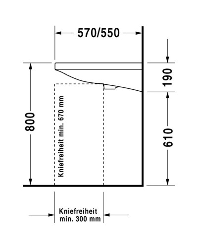 Раковина 65х57 см Duravit DuraStyle 2329650000