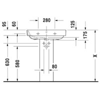 Раковина 65х49,5 см Duravit Happy D.2 2316650000