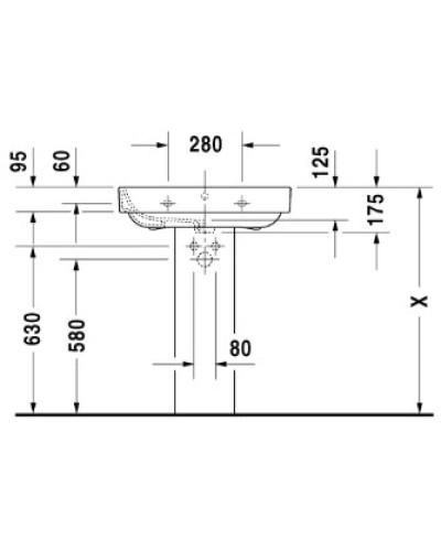 Раковина 65х49,5 см Duravit Happy D.2 2316650000