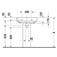 Раковина 60х47,5 см Duravit Happy D.2 2316600000