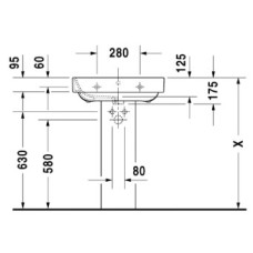 Раковина 60х47,5 см Duravit Happy D.2 2316600000