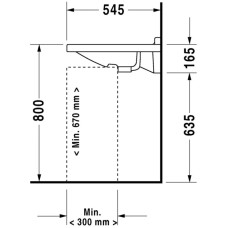 Раковина 70х54,5 см Duravit Starck 3 0312700000