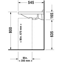 Раковина 60х54,5 см Duravit Starck 3 0312600000