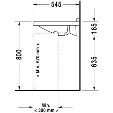 Раковина 60х54,5 см Duravit Starck 3 0312600000