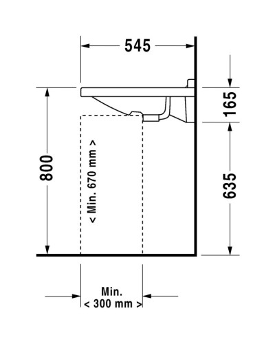 Раковина 60х54,5 см Duravit Starck 3 0312600000