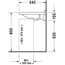 Раковина 70х54,5 см Duravit Starck 3 0309700000