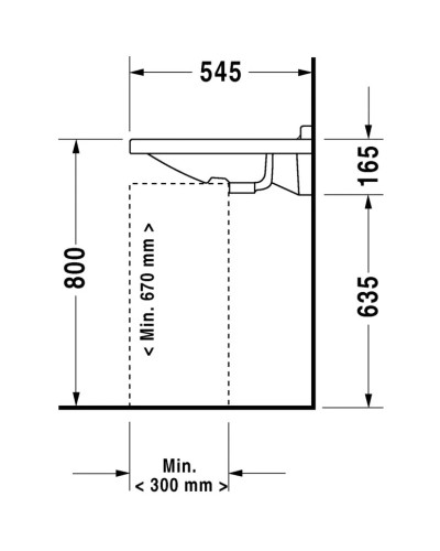 Раковина 70х54,5 см Duravit Starck 3 0309700000