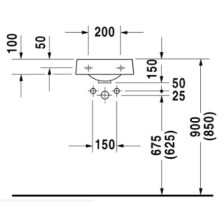 Раковина 36х38 см Duravit Architec 0766350000