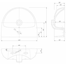 Раковина 45х37 см Kolo Nova Pro M32145000
