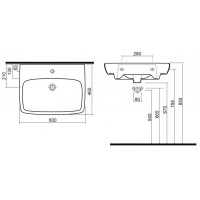Раковина 60х46 см Kolo Nova Pro M31161000