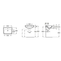 Раковина 65x48 см Roca Carmen 3270A1000