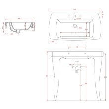 Раковина 91,5x48 см Artceram Jazz JZL001 01 00x1