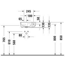 Раковина 40х22 см Duravit ME by Starck 0717400000