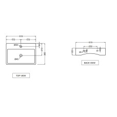 Раковина 51,5х36,5 см Jaquar Florentine FLS-WHT-5931