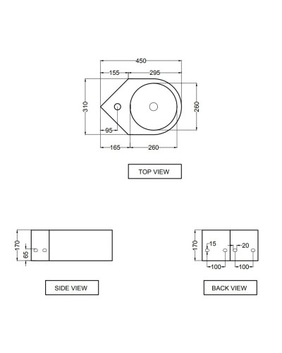 Раковина 45х31 см Jaquar JDS JDS-WHT-25841