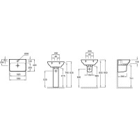 Раковина 55х40 см Jacob Delafon Struktura EGE111-00