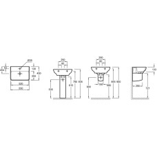 Раковина 55х40 см Jacob Delafon Struktura EGE111-00