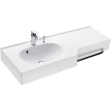 Раковина 127х50 см Акватон Отель 1A70113WOT01L