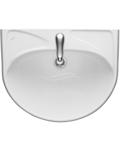 Раковина 57,5х47 см без отверстия под смеситель Santeri West 1.3111.8.S00.01B.0
