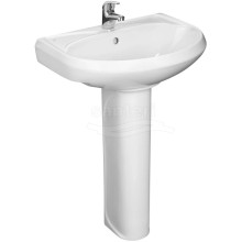 Раковина 57,5х47 см без отверстия под смеситель Santeri West 1.3111.8.S00.01B.0