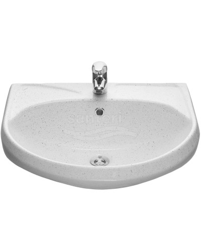 Раковина 57,5х47 см без отверстия под смеситель Santeri West 1.3111.8.S01.01B.0