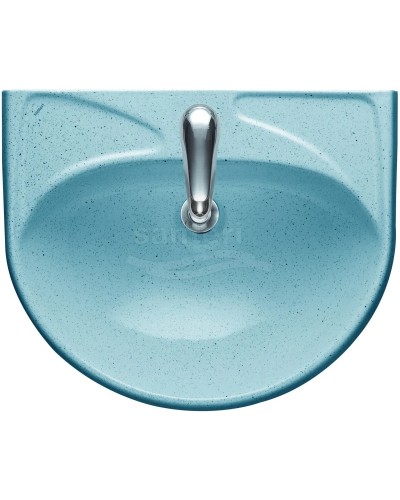 Раковина 57,5х47 см без отверстия под смеситель Santeri West 1.3111.8.S03.01B.0