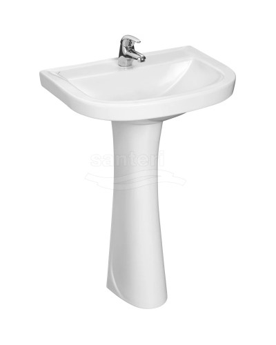 Раковина 56,5х42,5 см Santeri Pro 1.3115.5.S00.10B.0