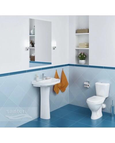 Раковина 56,5х42,5 см Santeri Pro 1.3115.5.S00.10B.0