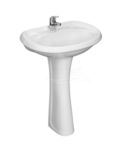 Раковина 57,1х45,4 см без отверстия под смеситель Santeri Vorotinsky 1.3111.7.S00.00B.0