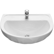 Раковина 58х50 см без отверстия под смеситель Santeri Lotos 1.3110.6.S00.00B.0