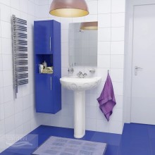 Раковина 58х50 см без отверстия под смеситель Santeri Lotos 1.3110.6.S00.00B.0