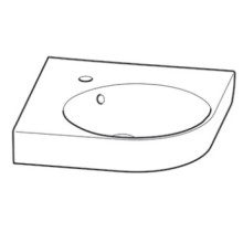 Раковина 32х32 см Geberit Renova Compact 276132000