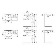 Раковина 50х45 см Laufen New Classic 8.1585.2.000.104.1