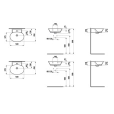 Раковина 50х45 см Laufen New Classic 8.1585.2.000.104.1