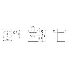 Раковина 45х41 см Laufen Florakids 8.1503.1.062.104.1