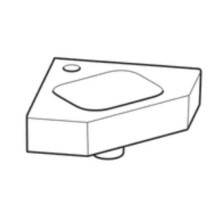 Раковина 33х33 см Geberit iCon 124729000