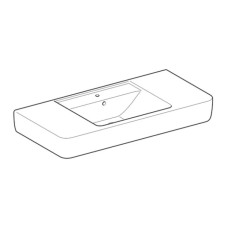 Раковина 100х48 см Geberit Renova Plan 125100000