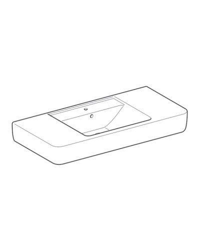 Раковина 100х48 см Geberit Renova Plan 125100000