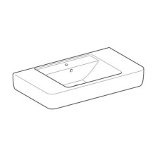 Раковина 85х48 см Geberit Renova Plan 125185000