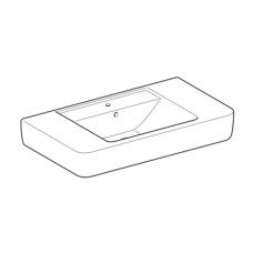 Раковина 85х48 см Geberit Renova Plan 125185000