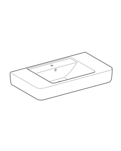 Раковина 85х48 см Geberit Renova Plan 125185000