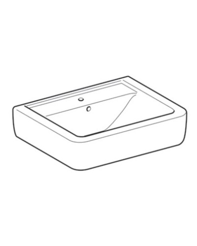 Раковина 55х44 см Geberit Renova Plan 225155000