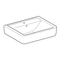 Раковина 60х48 см Geberit Renova Plan 225160000