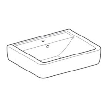 Раковина 60х48 см Geberit Renova Plan 225160000