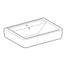 Раковина 65х48 см Geberit Renova Plan 225165000