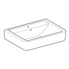 Раковина 65х48 см Geberit Renova Plan 225165000