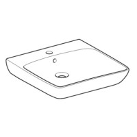 Раковина 55х55 см Geberit Renova Comfort 258555000