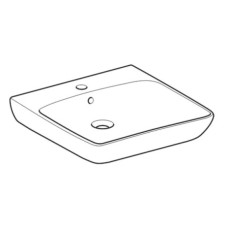 Раковина 55х55 см Geberit Renova Comfort 258555000