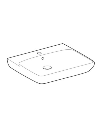 Раковина 65х55 см Geberit Renova Comfort 258565000