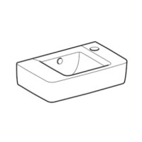 Раковина 40х25 см Geberit Renova Plan 272140000